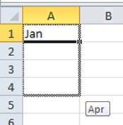 How to Fill data down Click on the top cell and find the square