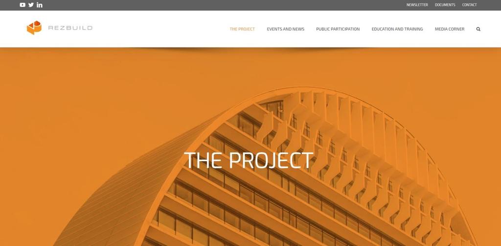 5.2 The Project This section presents the project at a glance, describes its objectives, the partners, expected results and impacts (economic, societal and environmental).