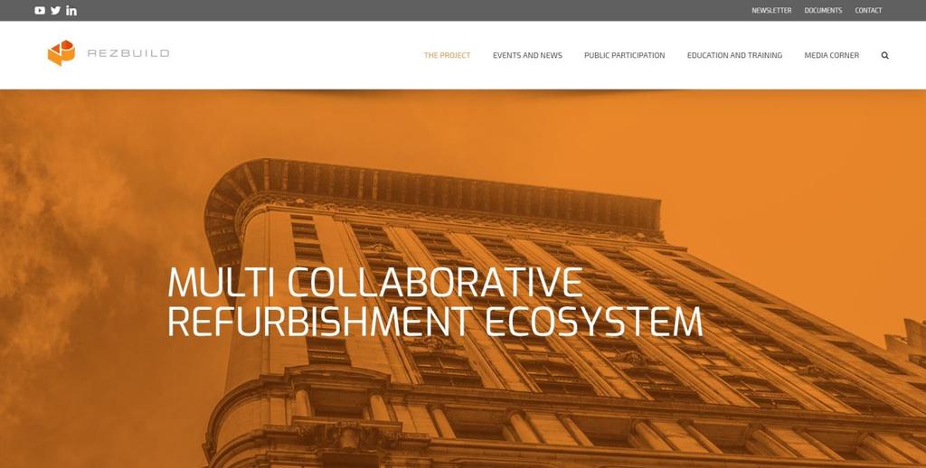 5.2.4 Multi collaborative refurbishment ecosystem REZBUILD project will develop a multi-collaborative refurbishment ecosystem based on an APM platform.