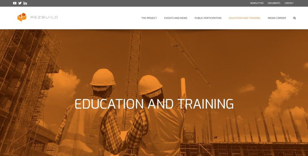 5.4 Education and training This is an specific section to deliver effective training and education programme for industrialists (especially, SMEs), research infrastructures, as well as to
