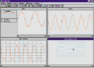 SX-Metro makes it possible to import curves stored in the oscilloscope's memory, image files or to