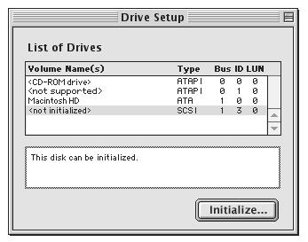 WARNING: Hard drives attached to the Tempo HD will not mount (appear on the desktop) until they have been formatted; this includes drives with data on them, previously used in other computers.