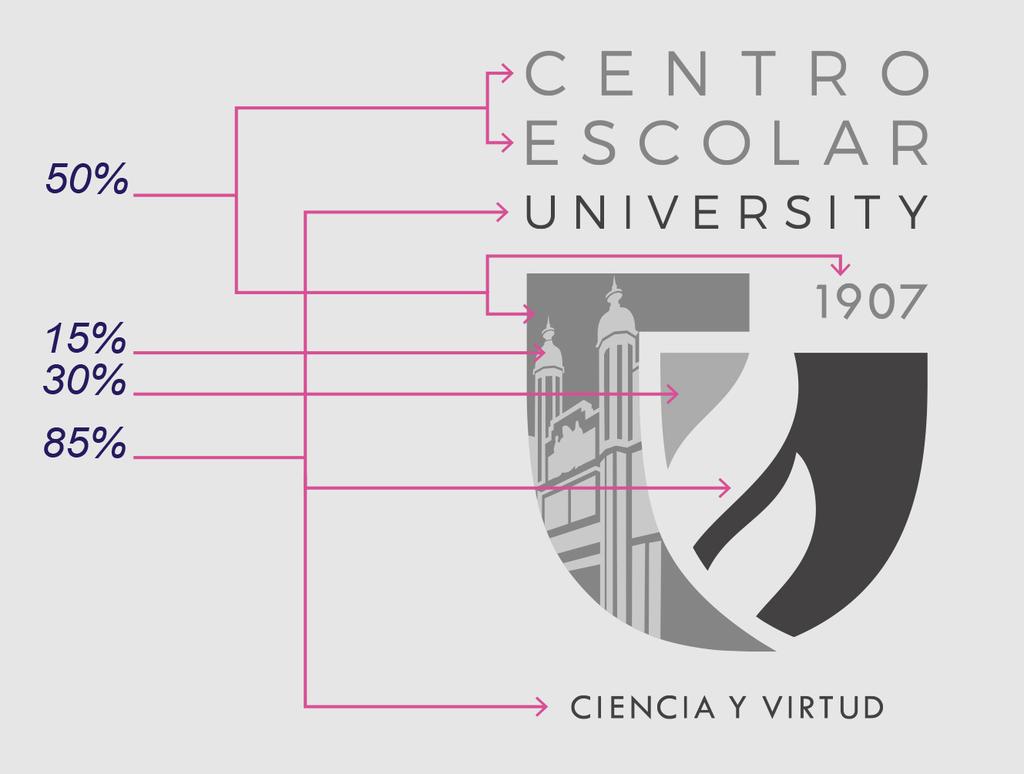 CEU LOGO (ONE COLOR) The one color application is translucent or semitransparent.