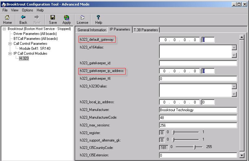 4.2. Verify IP Parameters The SR140 considers if h323_default_gateway port is set to port 0, it uses port 1720 to listen.