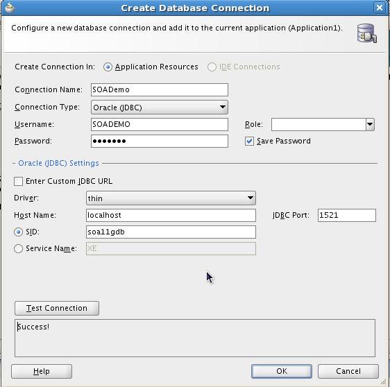 OSB 11gR1 Workshop 33. In the Adapter Configuration Wizard Step 3 of 4, specify a.
