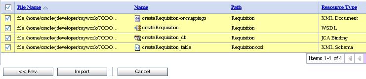 3.3.3 Create Business Service from Database Adapter JCA File 50. Create a session. 51.