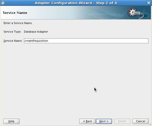 31. In the Adapter Configuration Wizard Step 3 of 4, click on to create a new Database Connection. 32. In the Create Database Connection dialog specify the following details: a.