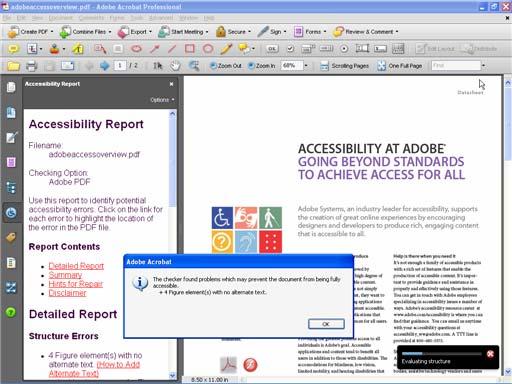 8. Make Sure You Have Not Missed Anything Run the Accessibility Full Check Menu: Advanced > Accessibility > Full Check ALT + A + A
