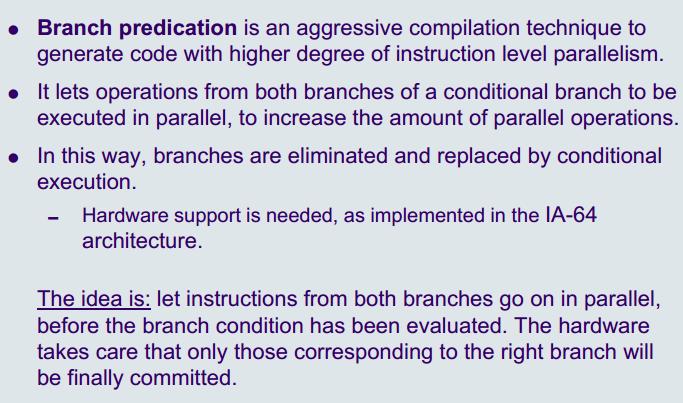 Branch Predication CS425 -
