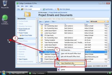 Copying existing content Drag-and-drop Existing content, files or folder structures, can be copied between SharePoint document libraries or folders by a drag and drop operation.