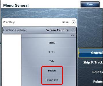 No Item Descriptions TZT9/14/BB The media bar will appear by selecting [Fusion Ctrl] from the context or RotoKey menu.
