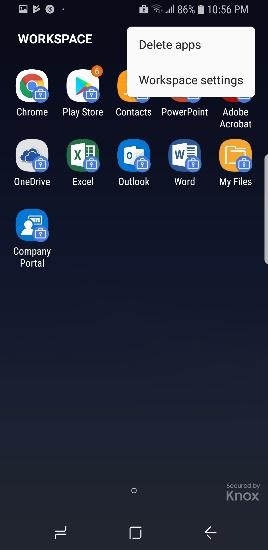 .. 7 How to Move Icons Out of Workspace Android OS version 8.00 or newer segregates managed work applications by default.