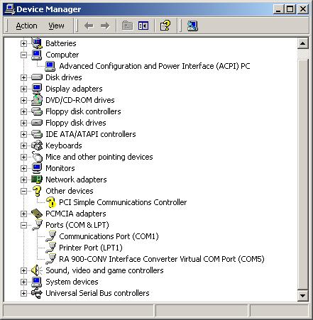 (2) Refer to the below screen prompt: Double-click on Ports (COM & LPT).