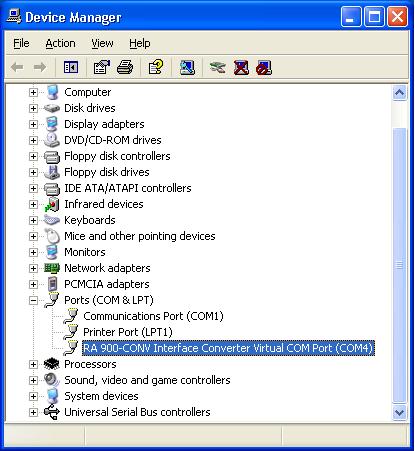 6.4 Windows XP 6.4.1 This chapter is to update the Virtual COM Port correspondence USB driver in your PC.