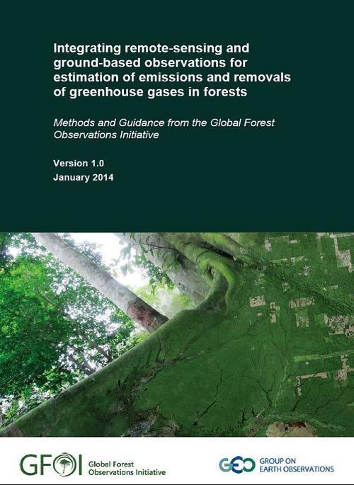 Methodological advice from GFOI GFOI Methods and Guidance Document published in 2013 Provides operational link between IPCC methods and all the REDD+ activities identified by UNFCCC Consistent with