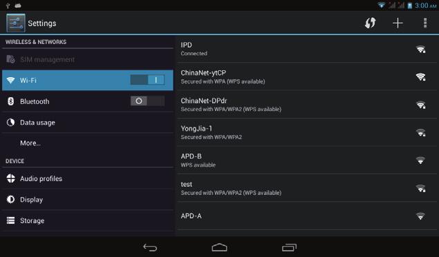 ÂÂ Setting the System Options Open the system settings menu to adjust how the tablet looks and functions.
