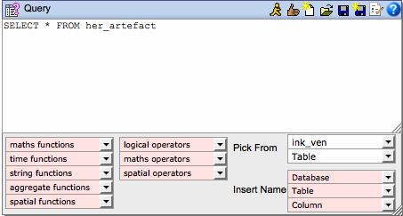 Simple Table Export You can also export an entire table from the HER to a spreadsheet using a simple SQL query. 1.