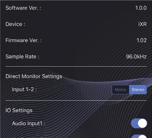 6 Using the Settings Panel Opening the Settings Panel Settings Panel overview You can use the Settings Panel to make useful function settings, including the sampling frequency (Windows only) and the