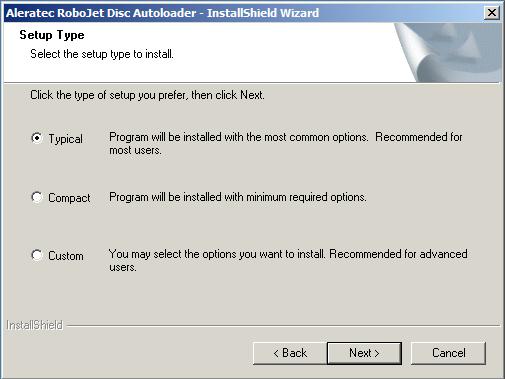 Installing Aleratec s RoboJet Disc Autoloader Software 5.