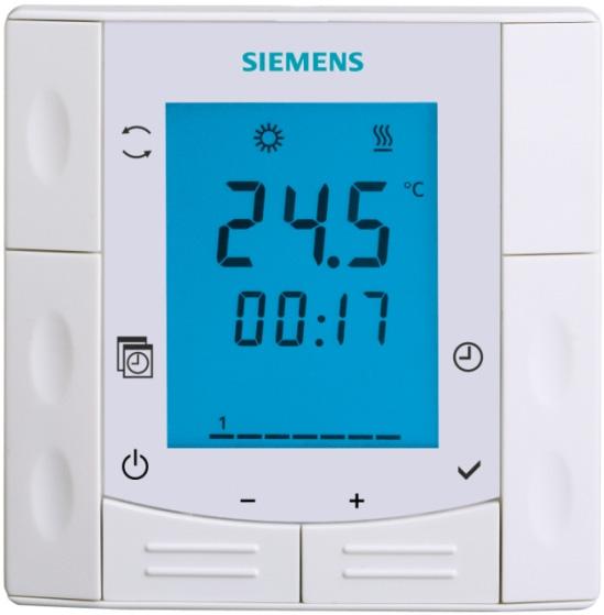 s 3 077 RDD310 RDE410 Semi flush-mounted room temperature controllers with LCD For heating systems RDD310 RDE410 RDD310 and RDE410 features: Operating voltage AC 230 V 2-position control with On /