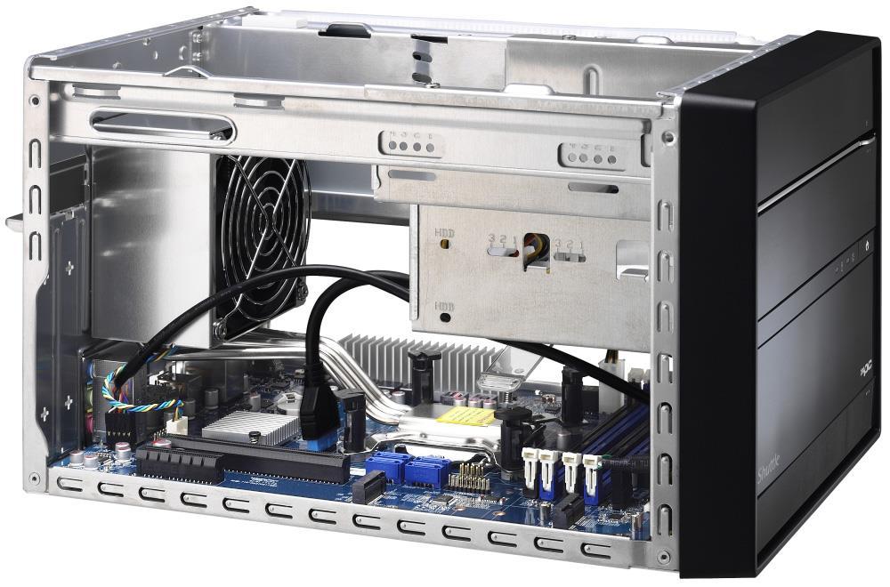 Shuttle XPC cube Barebone SH370R6 Required Components The following components need to be added to