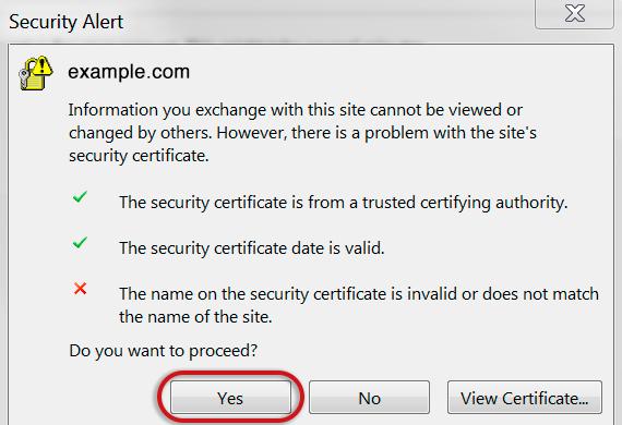 Click Yes on the Security Alert window Outlook will now automatically configure your