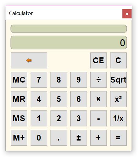 MATH TOOLS Calculator The calculator tool built into the ActivInspire software allows you to create robust lessons and facilitate authentic
