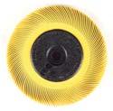 Radial Bristle Brushes Scotch-Brite Radial Bristle BB-ZB DISCS ROLOC Mineral Cubitron blend Construction BB-ZB Discs are pre assembled to form a brush: 150mm - 7 discs 200mm - 14 discs BRISTLE Works