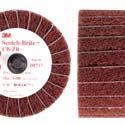 Combi Wheels 3M 450 Combi Wheel CB-ZS Mineral Construction Aluminium oxide Alternate flaps of Scotch-Brite web and X-weight coated abrasive cloth Combination of Scotch-Brite Clean & Finish material