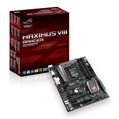 MAXIMUS VIII RANGER Highly-affordable ROG ATX Z170 board with epic performance and gaming-oriented design LGA1151 socket for 6th-gen Intel Core desktop processors. Dual DDR4 3400 (OC) support.