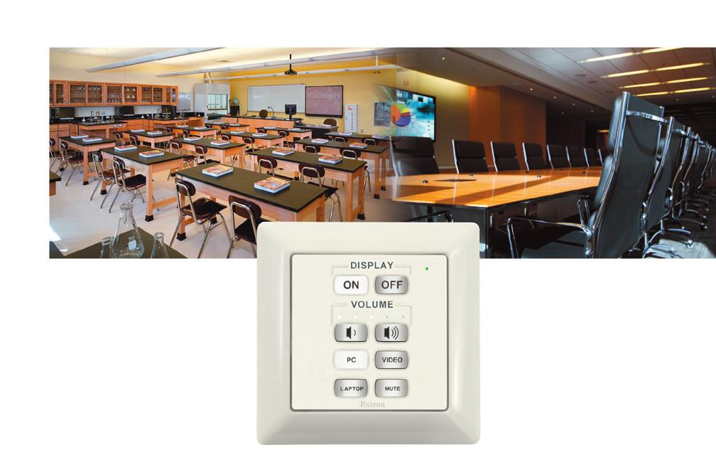 MediaLink MLC 62 RS EU MEDIALINK CONTROLLER FOR EUROPEAN JUNCTION BOXES Simple and Easy-to-use A/V System Control Eight customizable backlit buttons Mounts in a single size European junction box and