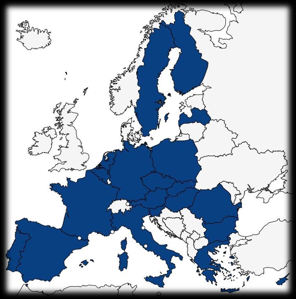 EDSO for Smart Grids Association created in April 2010 36 members in 20 countries connected to 190 million metering points serving more than 350 million EU