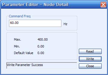 Double click a gage to display the Custom Min/Max window. After typing a maximum and minimum value, click the set button.