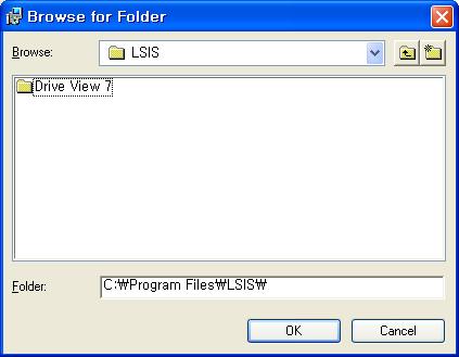 5) Type the folder name you want to install or click the Browse button to select an installation folder.