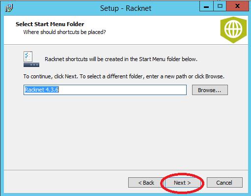 1. Select Next to create shortcuts. e.