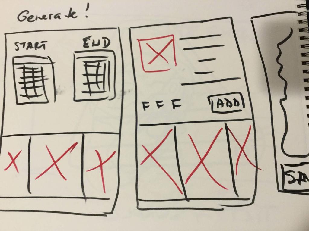 This left phone and tablet modalities, for which we did storyboarding for tasks