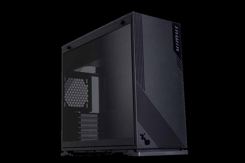 Product Story The 103 presents a gamer feel with its pinstripe design and sharp exterior.