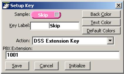 An easy method for creating DSS keys is to open the Directory and drag and drop names in the Directory onto keys.