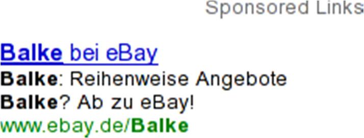 Business Models (2) The advertising model You get paid for showing other people s ads on your search result