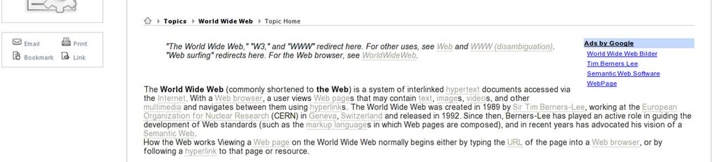 the Web?
