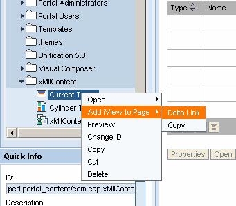 Creating a Page Right click on the xmiicontent folder choose New Page Provide Cylinder Temps for the Page Name, CylTemps for the Page ID and provide a Page ID Prefix according to the example.