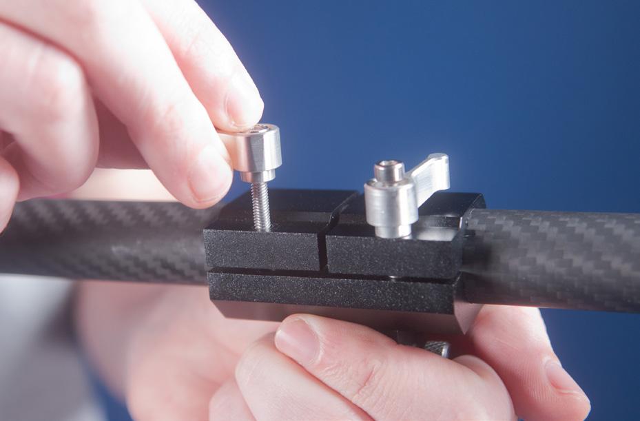 The longer screw (20mm) is for the grip and the shorter screw (15mm) is