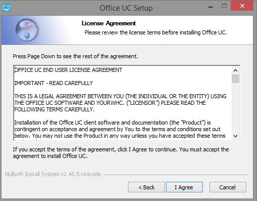 Accept the License Agreements