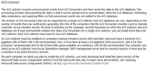 A. Data Collector Sets (DCSs) B. Event subscriptions C. Desired Configuration Management in Configuration Manager D.
