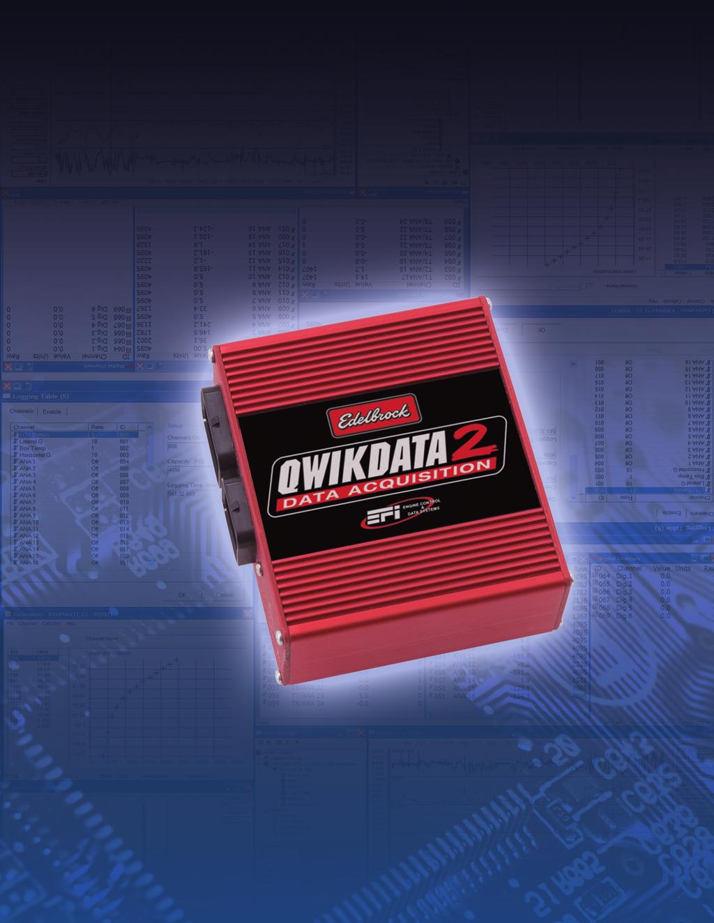 Manual This QwikData 2 manual is a complete guide to installing your QwikData 2 data system,