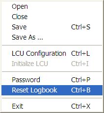 defined by the settings for your engine logbook setup.