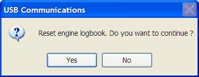 On the File menu, click Reset Logbook. 2.
