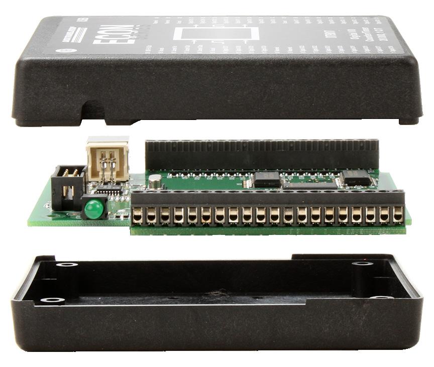 Connect sensors directly to the screw terminal of the module.