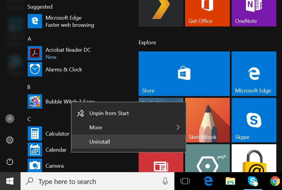 You can also browse to the start menu folder directly if you have a lot of things you need to put in the left hand