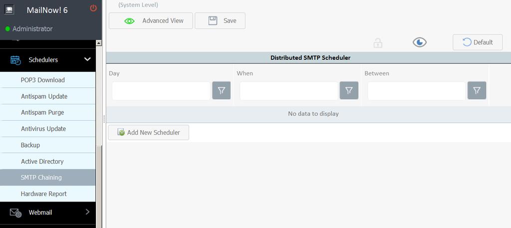 16 Scheduler This is an option to define timely intervals for specified tasks to be